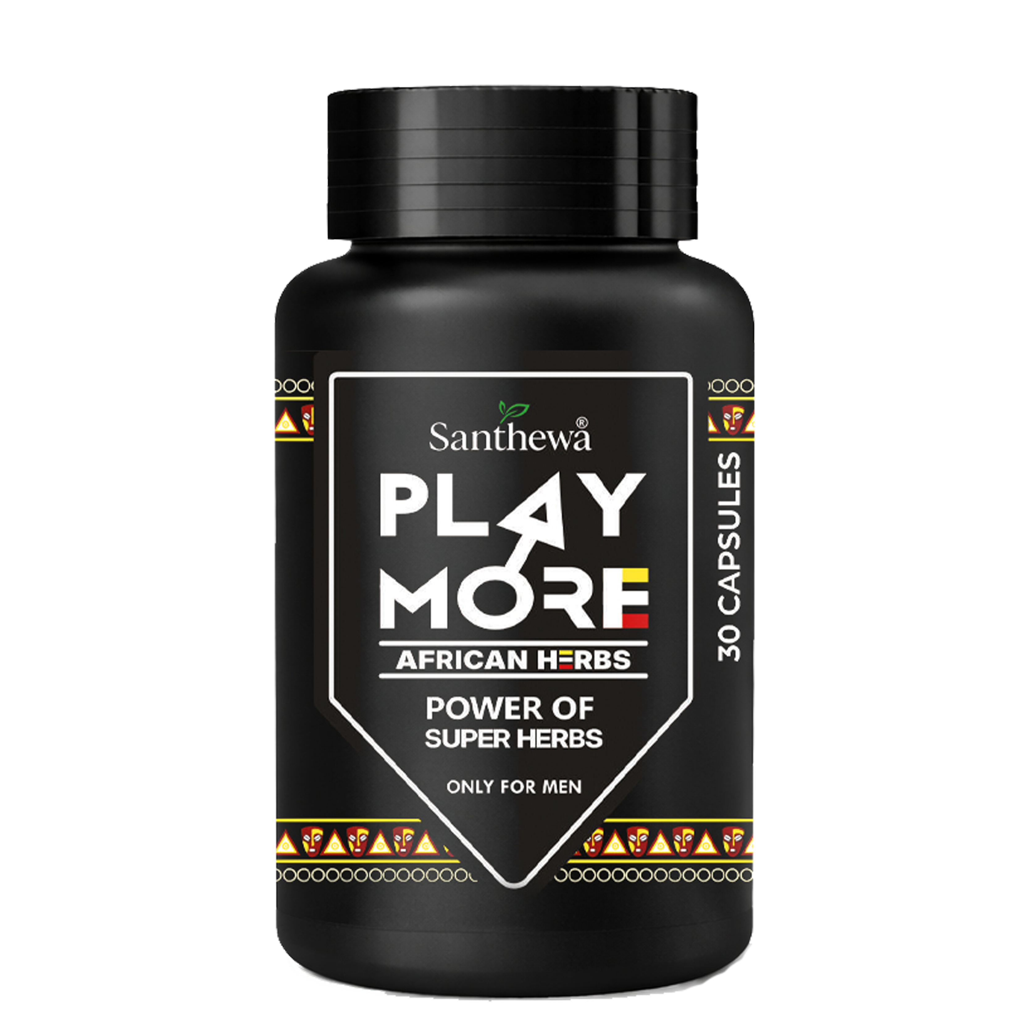 Play More Herbal Pills for Alertness & Stamina A01 (60 Capsules)