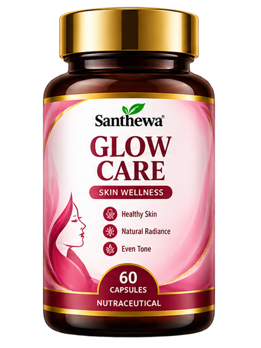 Santhewa Glow Care – Ayurvedic Skin Wellness Capsules | 60 Capsules