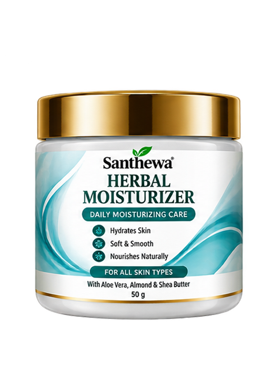 Santhewa Herbal Moisturizer – Daily Skin Moisturizing Care | 50 g